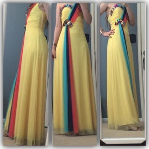 One Shoulder Prom Dress